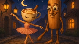 Ballerina Cappuccina loves Tung Tung Sahur