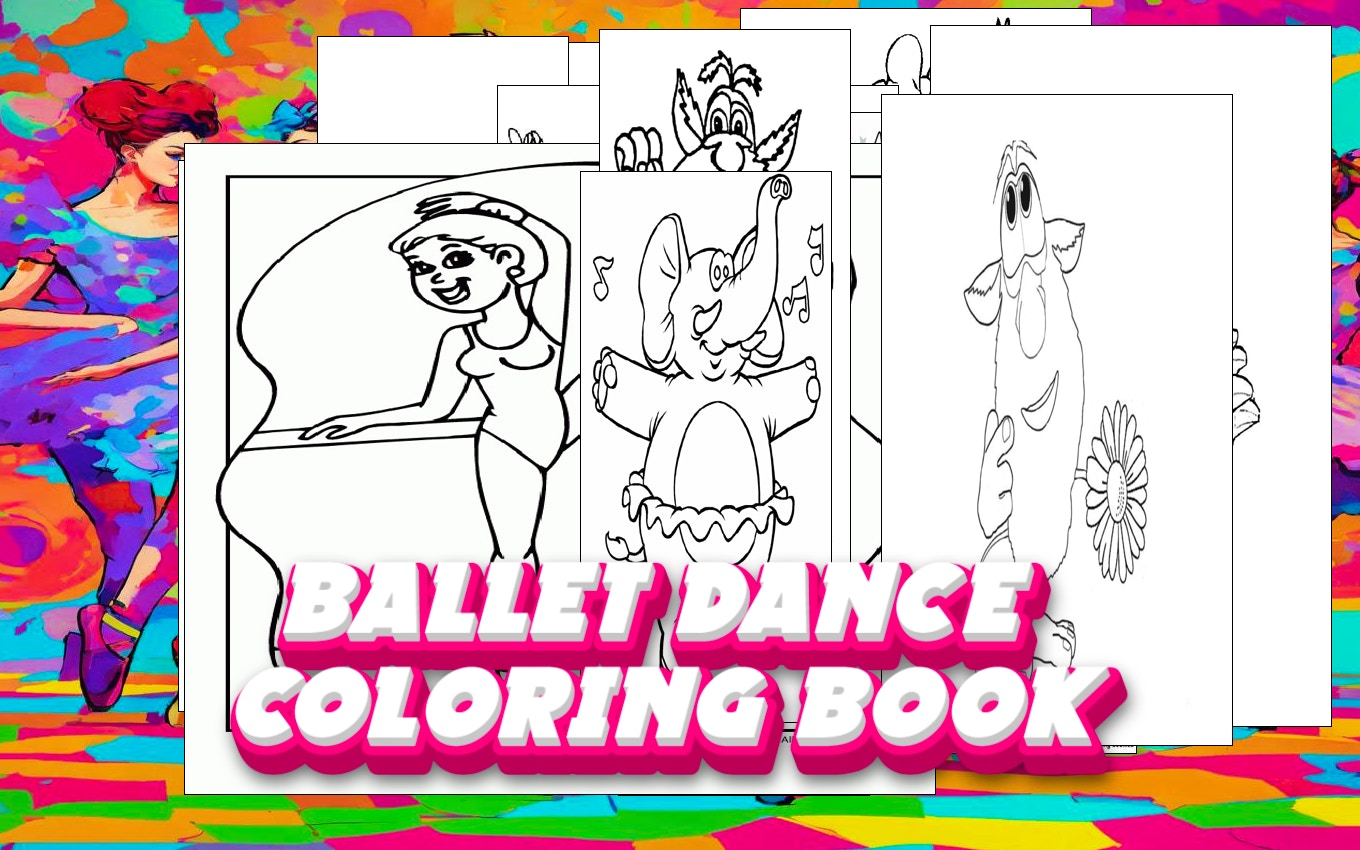 Ballet Dance Coloring Book