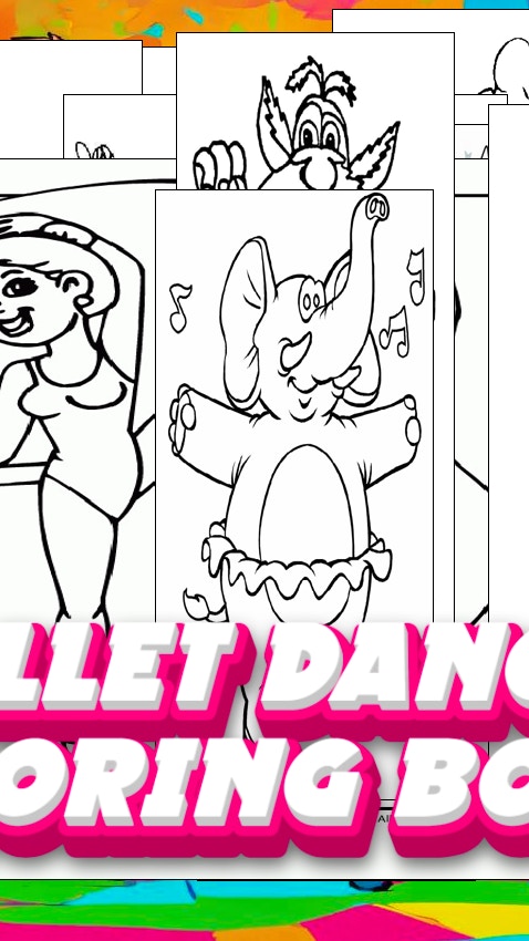 Ballet Dance Coloring Book