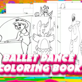 Ballet Dance Coloring Book