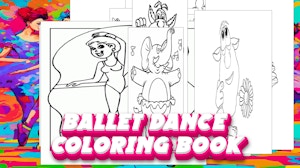 Image for Ballet Dance Coloring Book