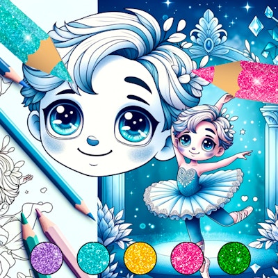 Ballet Dance Coloring Book By Gamepix