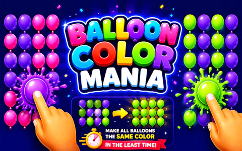 Balloon Color Mania game thumbnail