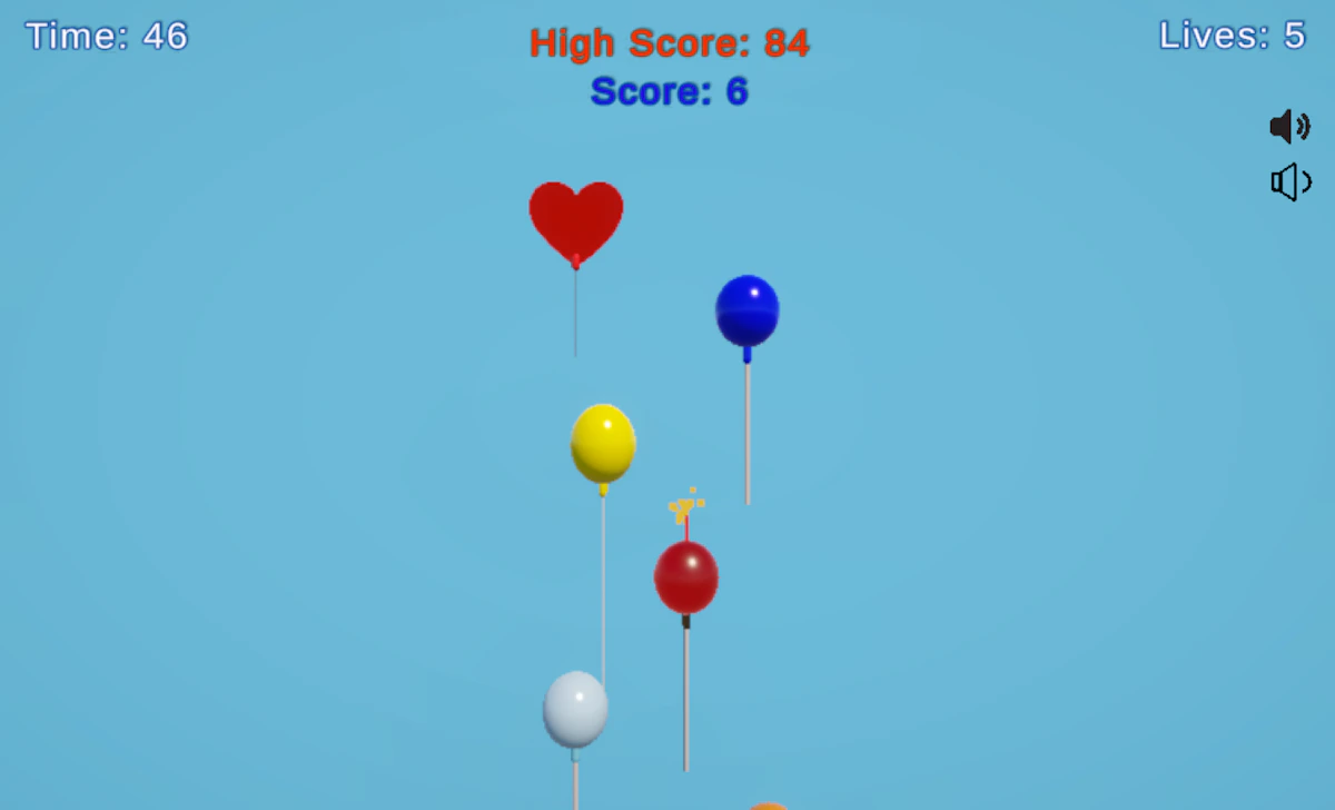 Play Balloon Pop Advance — free online Tap game