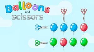 Image for Balloons and scissors