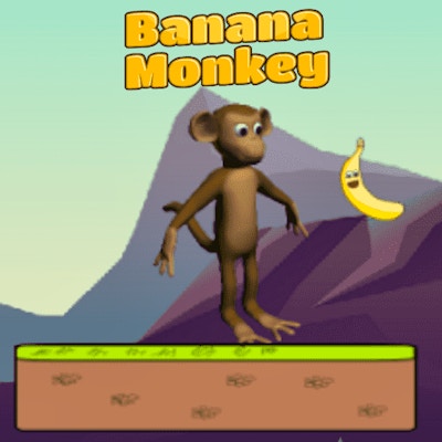 Banana Monkey By Gamepix