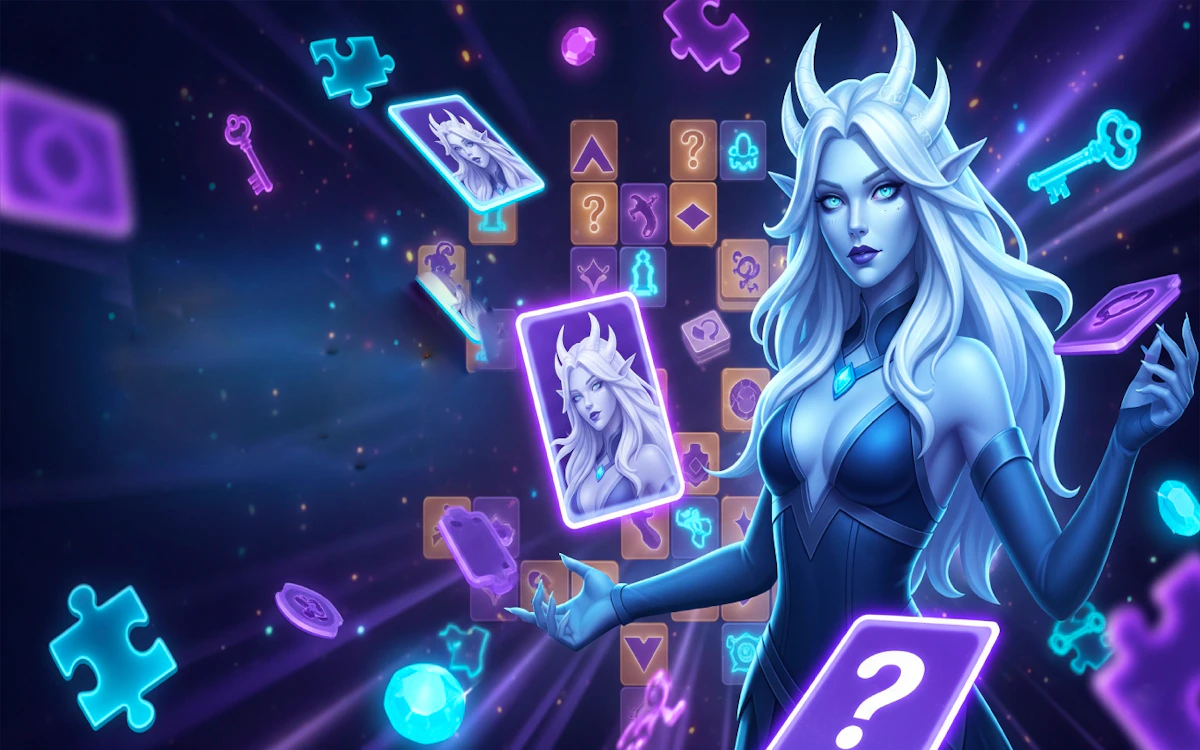 Play Banshee Memory Puzzle & Hidden Objects — free online Memory game