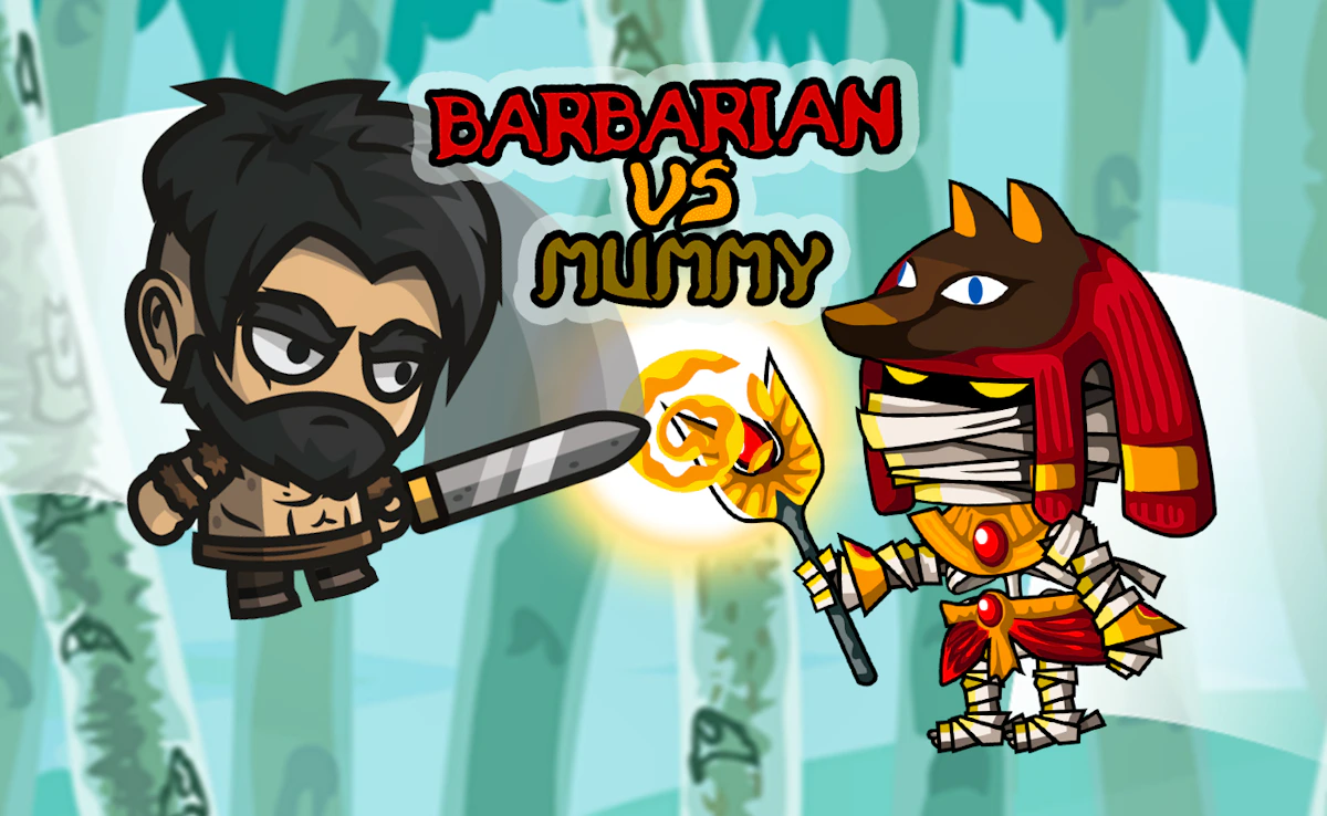 Play Barbarian VS Mummy — free online Battle game