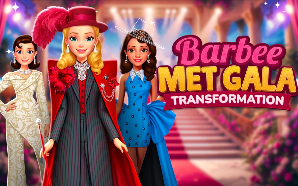Play Barbee Met Gala Transformation — free online Barbie game
