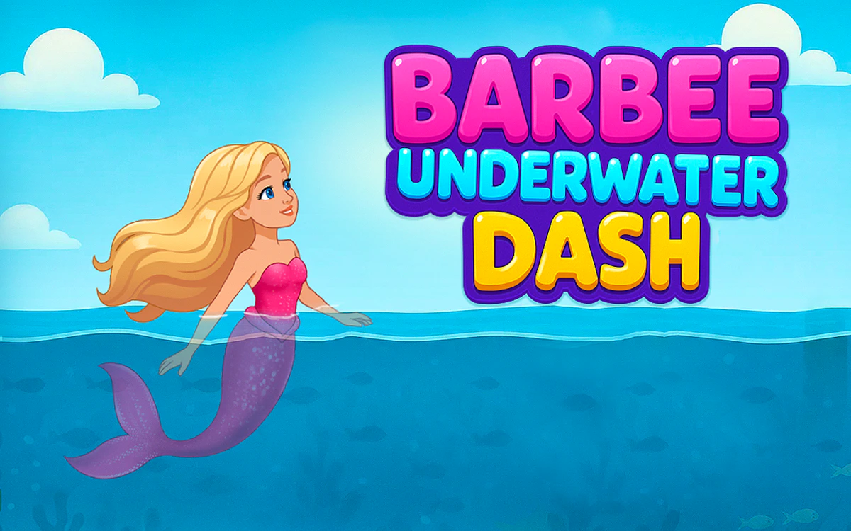 Barbee Underwater Dash 🕹️ Play Now on GamePix