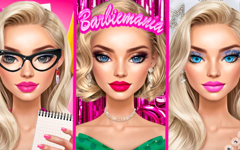 Barbiemania game artwork