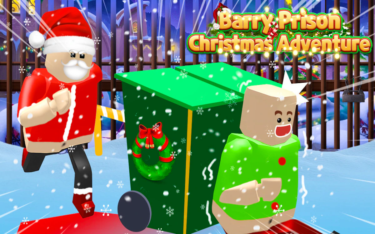 Play Barry Prison Christmas Adventure — free online Christmas game