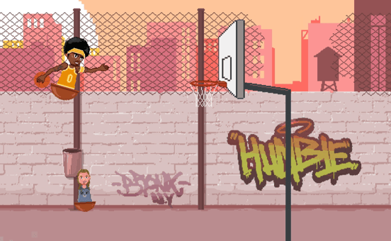 Basketball Slam Dunk 🕹️ Two Player Games
