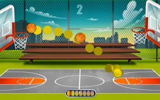 Basketball Machine Gun game cover