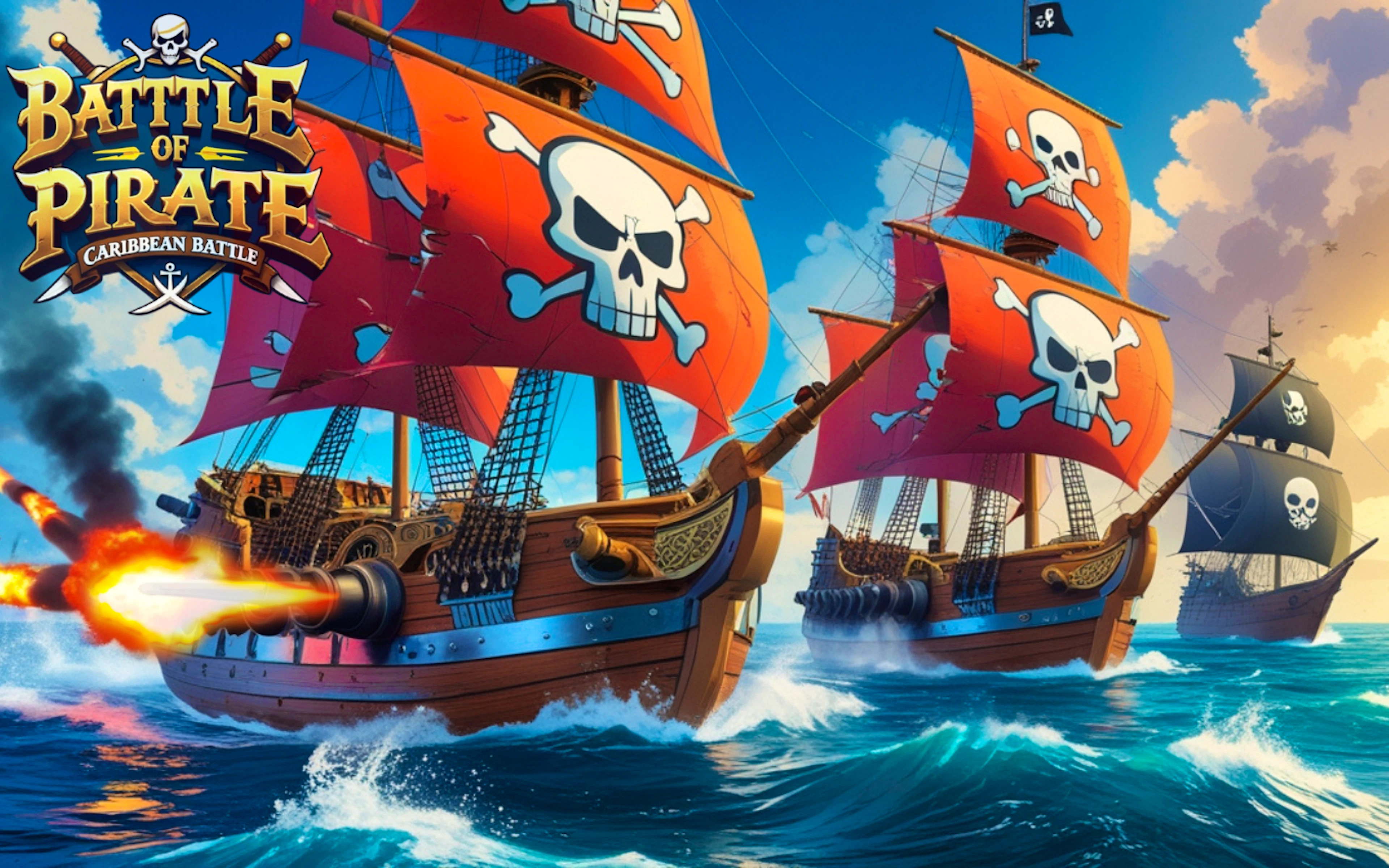 Battle of Pirate Caribbean Battle