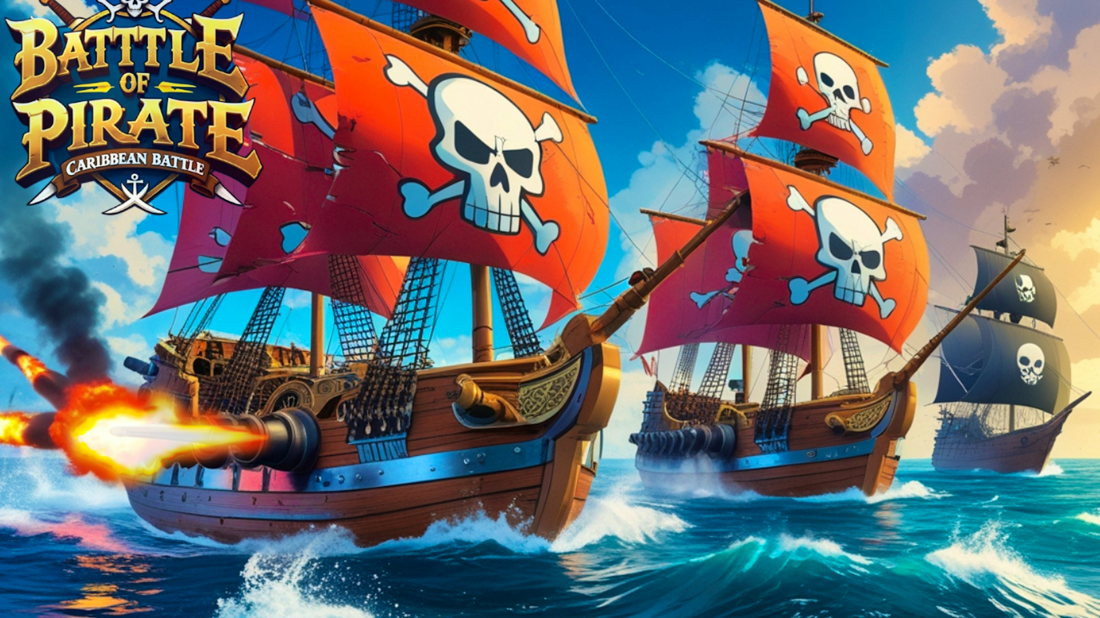 Battle of Pirate Caribbean Battle