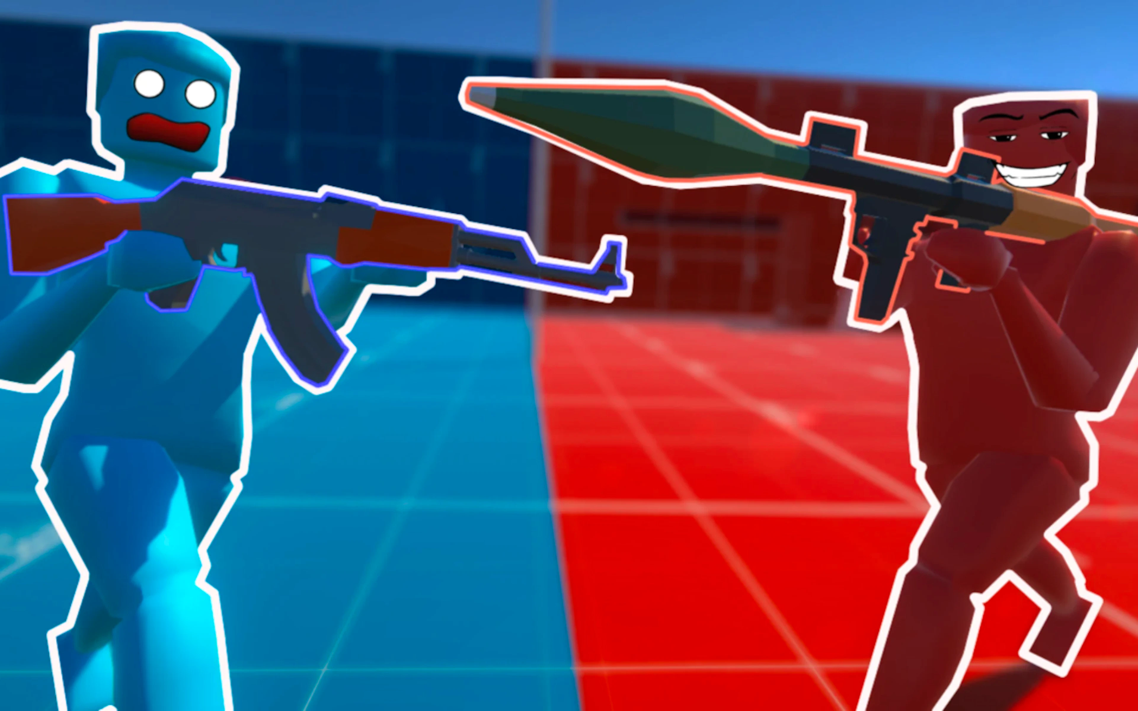 Battle of the Soldiers Red vs Blue