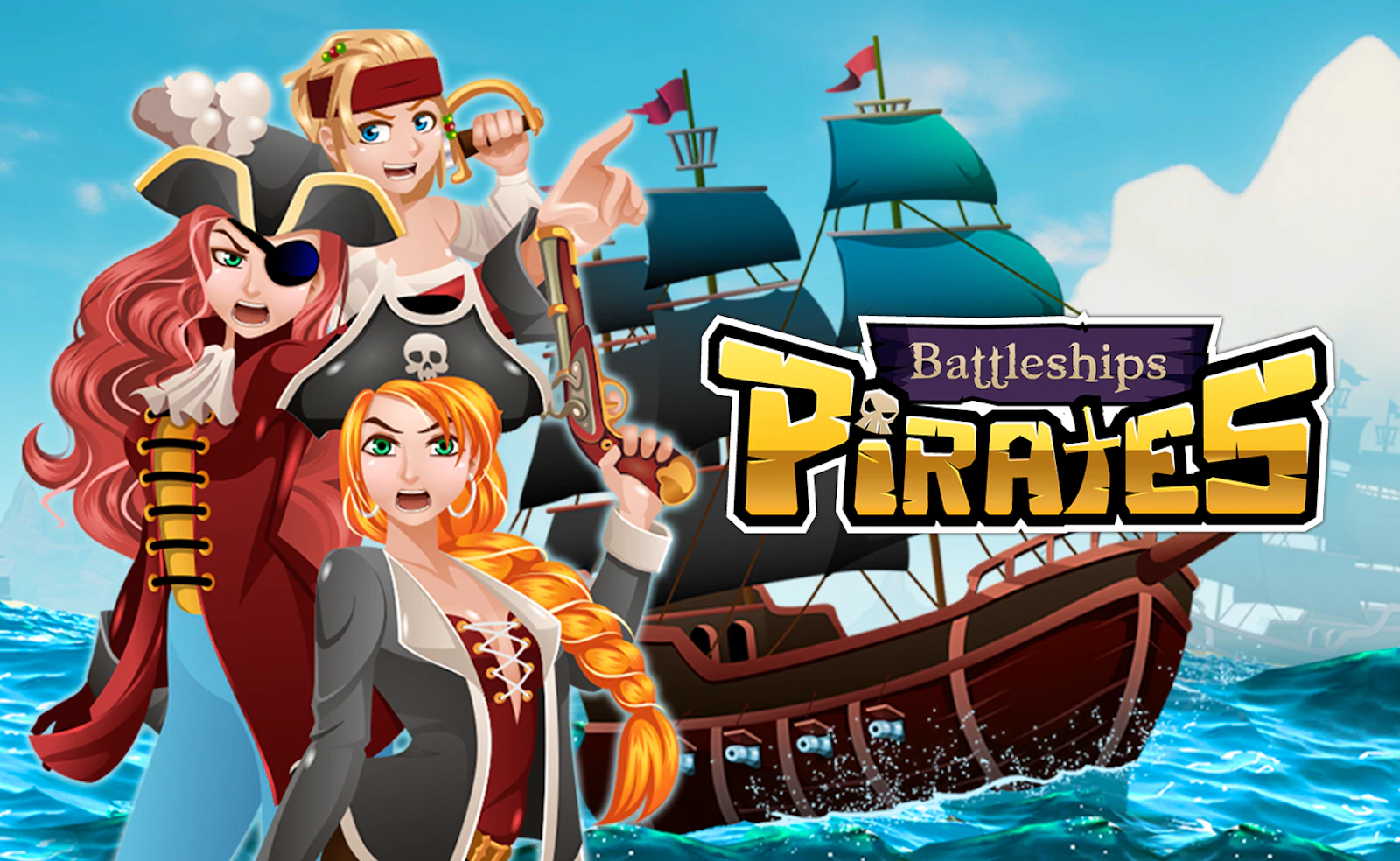 Battleships Pirates — free online board game on Glaze Games