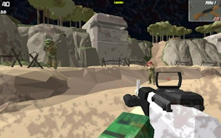 Beach Assault Gungame Survival game cover