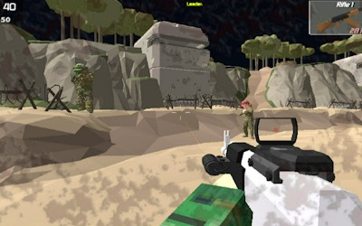 Beach Assault Gungame Survival 🕹️ Play Now on GamePix