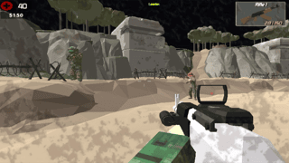 Beach Assault Gungame Survival game cover