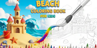 Beach Coloring Book for Kids thumbnail