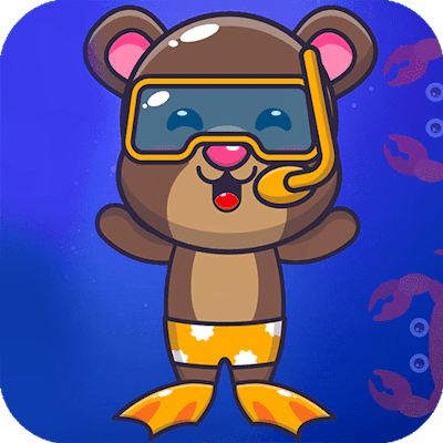 Bear Diver By Gamepix