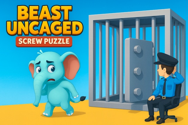 Beast Uncaged Screw Puzzle