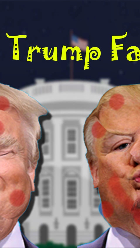 Beaten Trump Face LOL