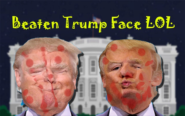 Beaten Trump Face Lol