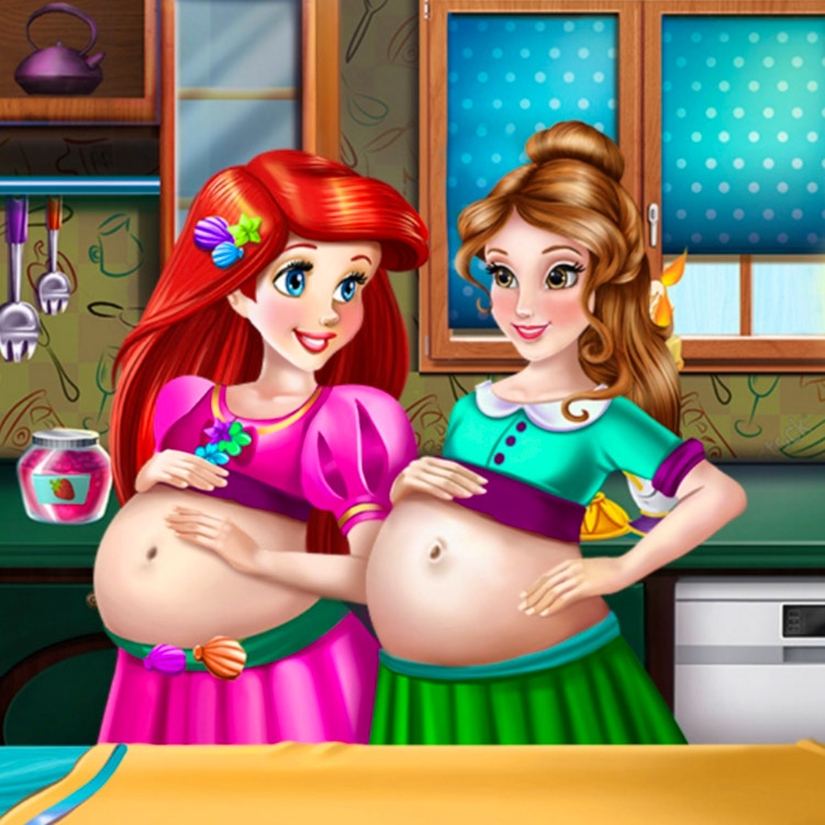 Beauties Pregnant BFFs em Jogos na Internet