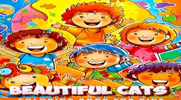 Beautiful Cats Coloring Book