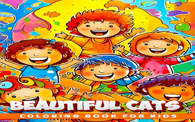 Beautiful Cats Coloring Book