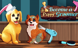 Become A Puppy Groomer game cover