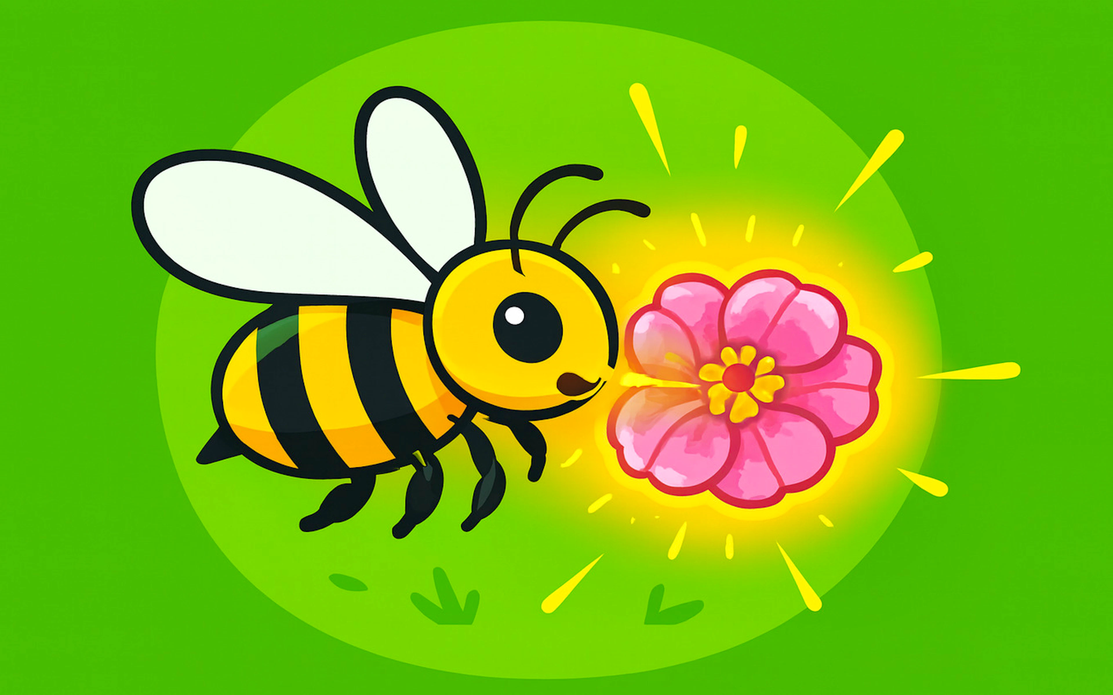 Bee and Flower
