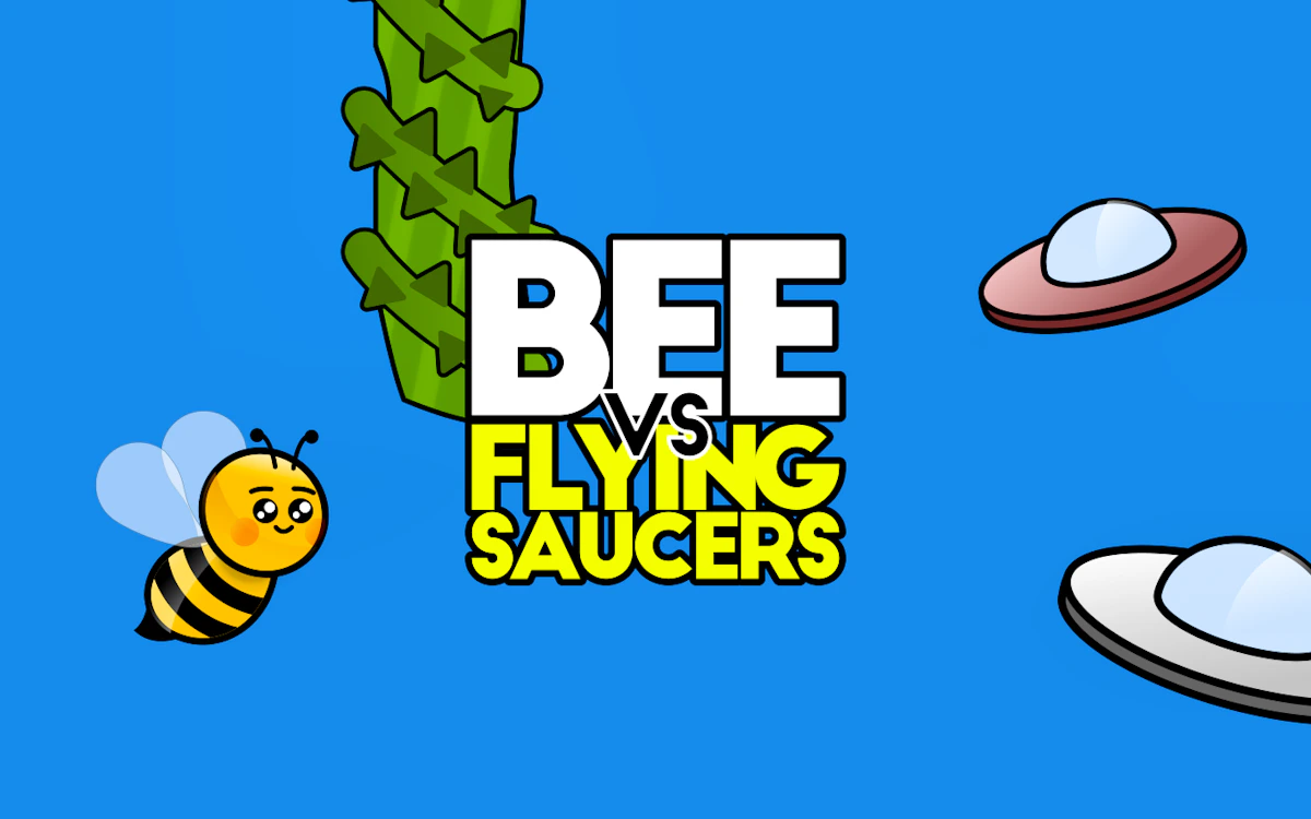 Play Bee vs Flying Saucers — free online Casual game