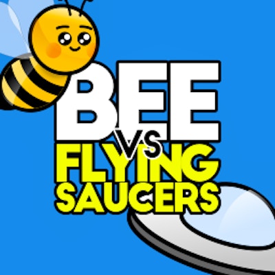 Bee vs Flying Saucers By Gamepix
