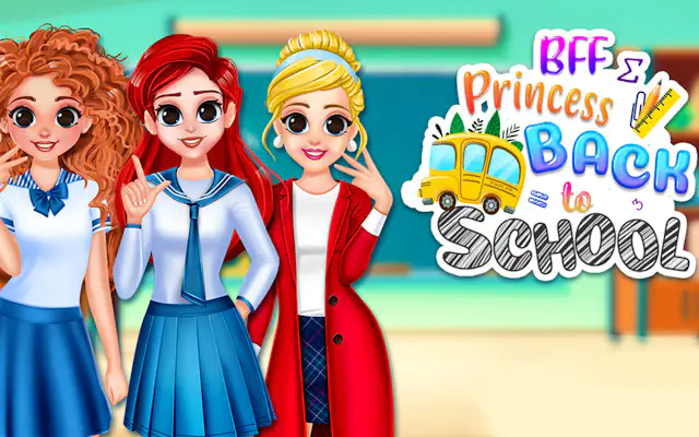 Princesas BFF de Volta às Aulas