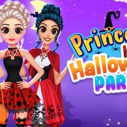 Princess Happy Halloween Party Online junior Games on taptohit.com