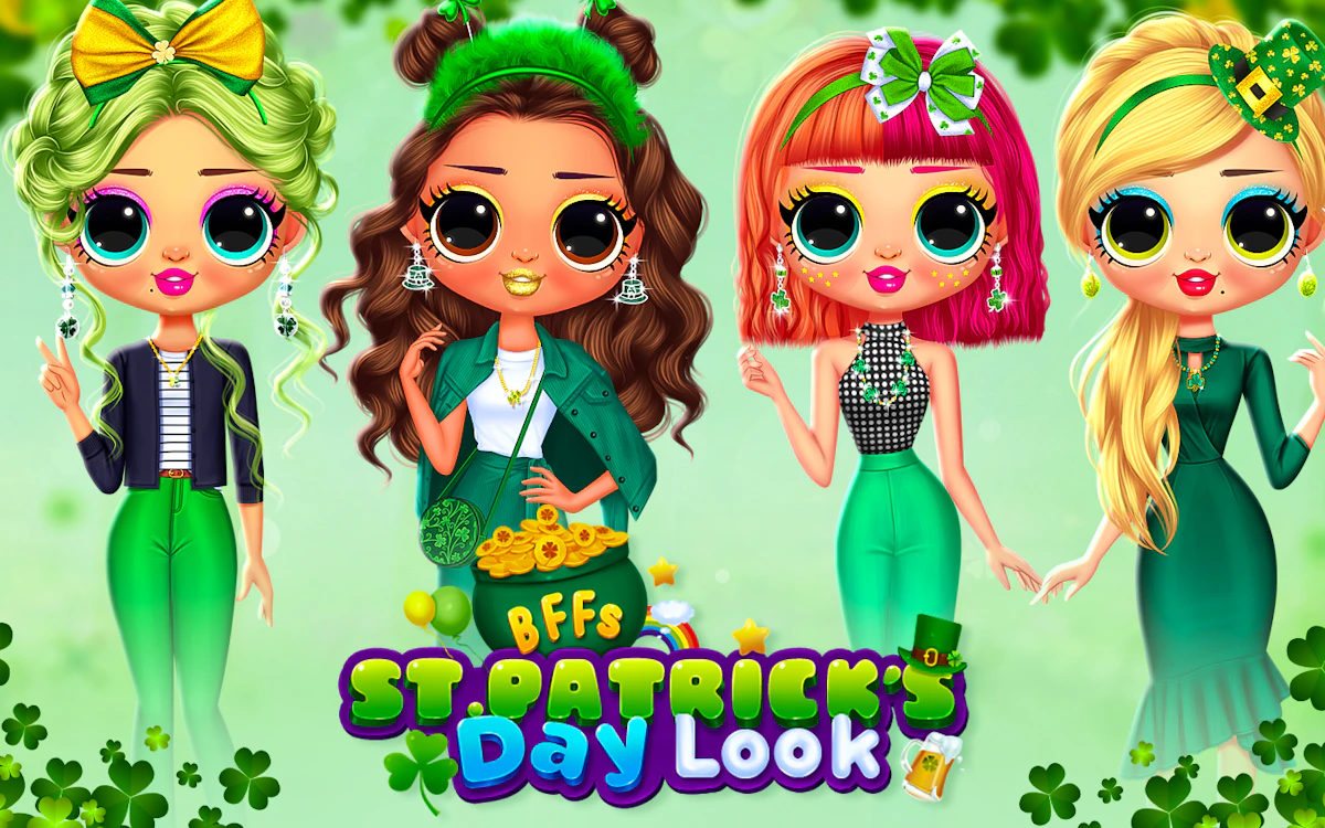 Play Bff St Patrick's day Look — free online Kids game