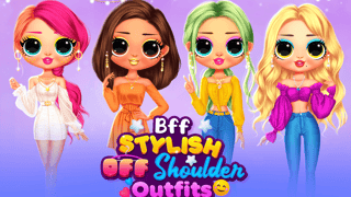 Bff Stylish Off Shoulder Outfits game cover
