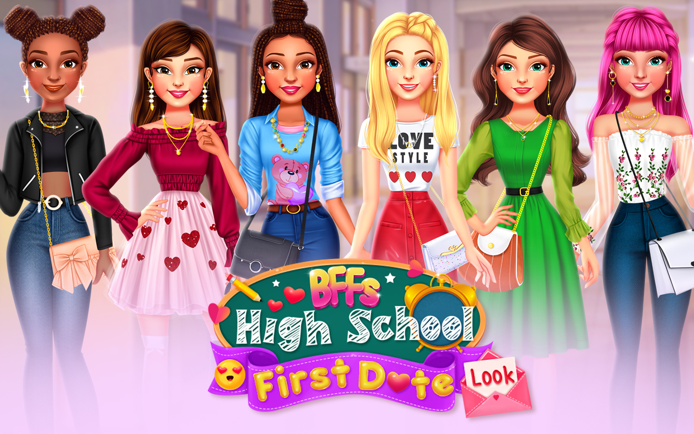 Jogo Princesses High School First Date no Jogos 360