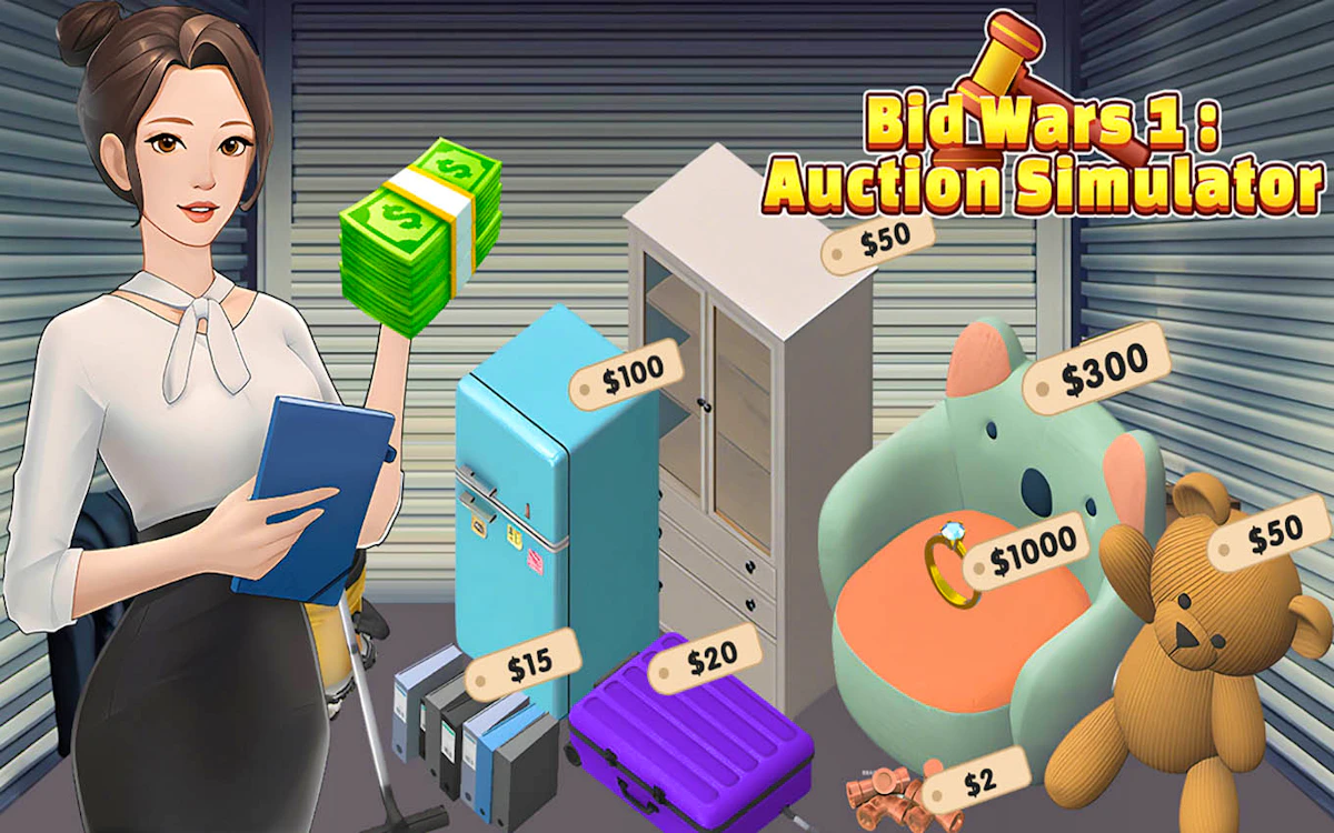 Play Bid Wars 1 Auction Simulator — free online Simulation game