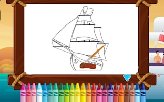 Big Boats Coloring