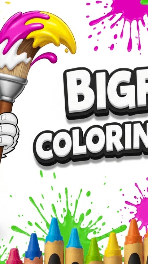 Bigfoot Coloring Book