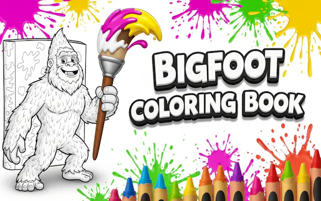 Aklat Pangkulay ng Bigfoot