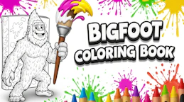 Bigfoot Coloring Book