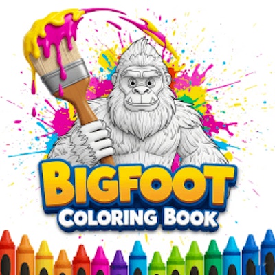 Bigfoot Coloring Book By Gamepix