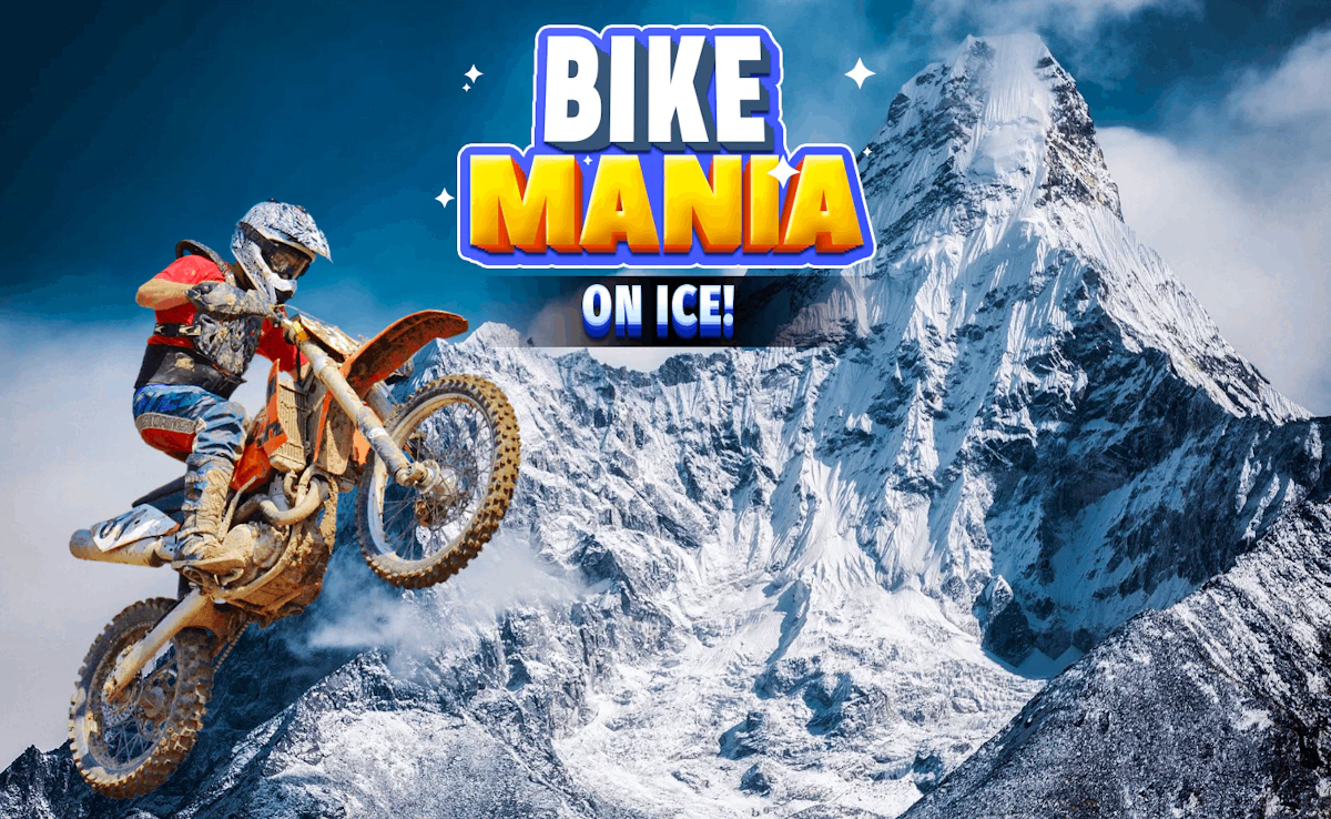 Play Bike Mania 3 On Ice — free online Sports game