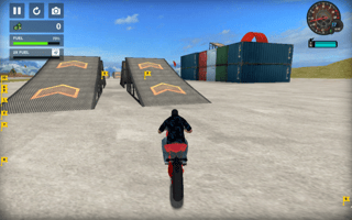 Bike Stunt Driving Simulator 3d game cover